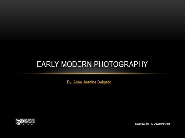 Title page of presentation.